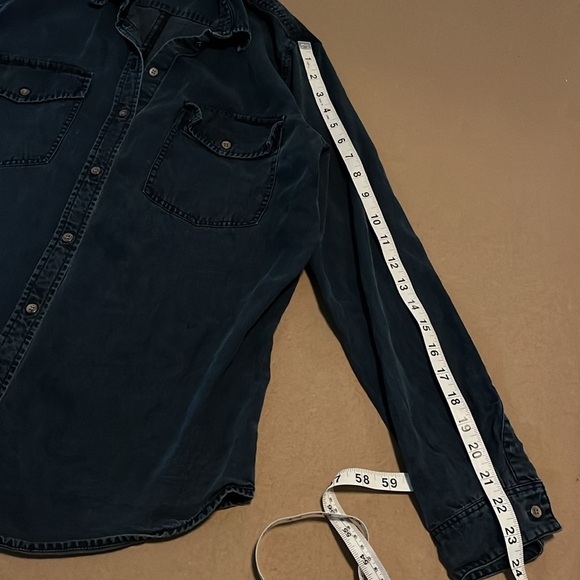 CLUB MONACO Dark Blue Button Down - Size M - Picture 9 of 12